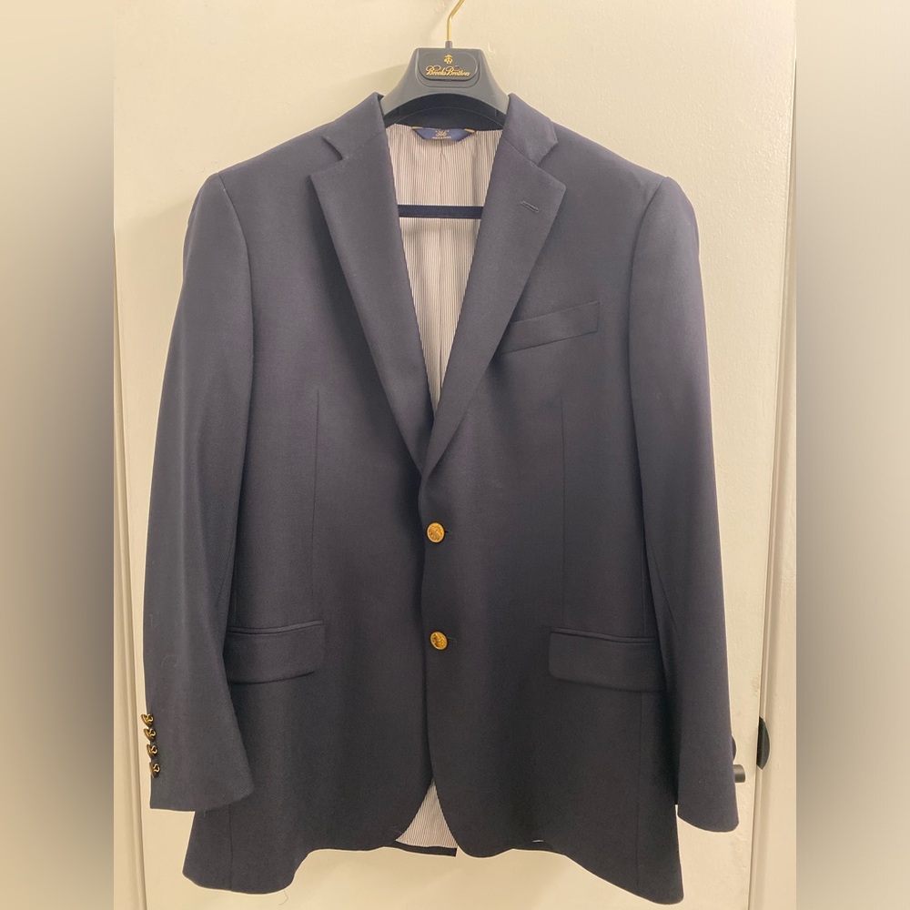 Brooks Brothers Navy Blue Suit Jacket